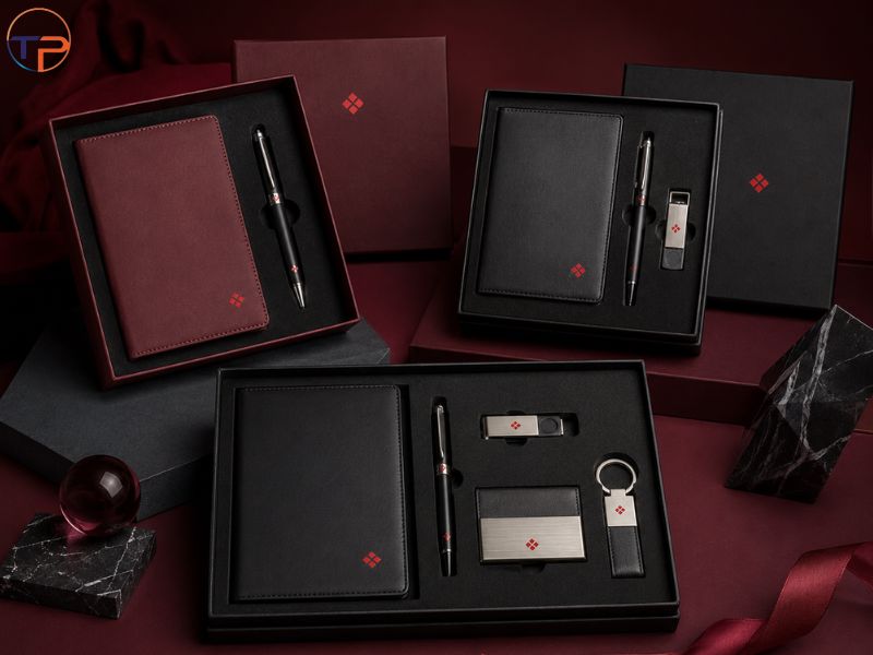 Xưởng Gia Công In Ấn Quà Tặng Doanh Nghiệp Long An Uy Tín, Theo Yêu Cầu 18 Bo giftset qua tang