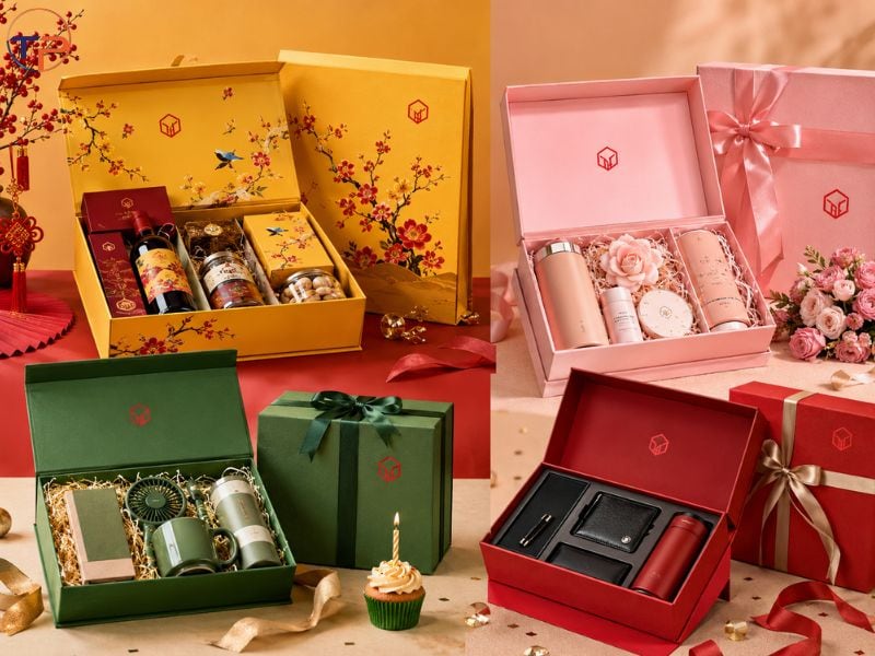 Xưởng Gia Công In Ấn Quà Tặng Doanh Nghiệp Long An Uy Tín, Theo Yêu Cầu 22 Hop qua tet