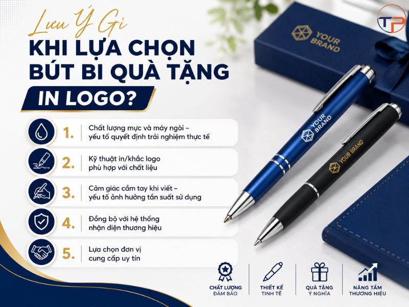 Bút Bi Quà Tặng Doanh Nghiệp In Logo: Đặc Điểm, Phân Loại, Ứng Dụng &Amp; Báo Giá 24 Luu y khi dat mua but bi qua tang doanh nghiep in logo