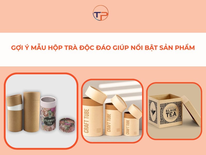 Gợi Ý Mẫu Hộp Trà Độc Đáo Giúp Nổi Bật Sản Phẩm 16 Hộp quà đựng trà