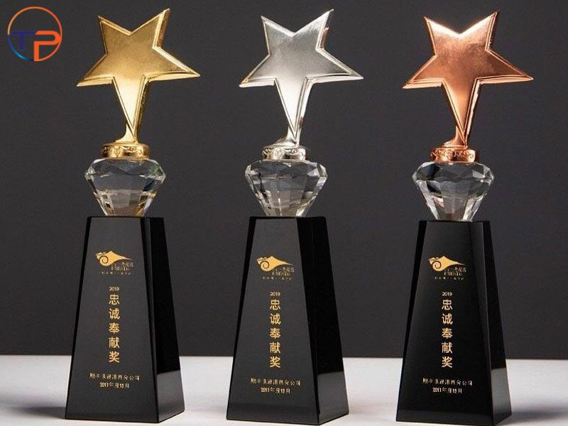 Chất Liệu Làm Cúp Vinh Danh: Pha Lê, Thủy Tinh, Mica Hay Kim Loại? 16 Tieu chi chon chat lieu lam cup vinh danh