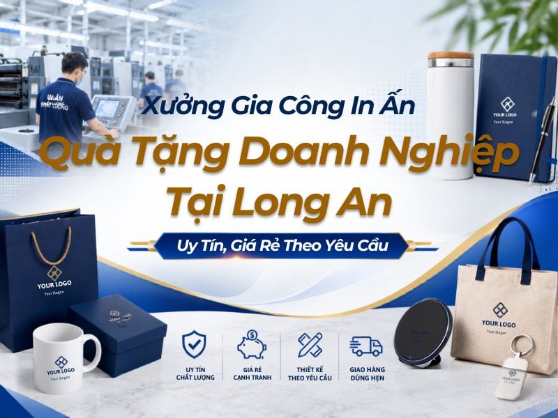 Xưởng Gia Công In Ấn Quà Tặng Doanh Nghiệp Long An Uy Tín, Theo Yêu Cầu 14 Xưởng gia công quà tặng doanh nghiệp tại long an