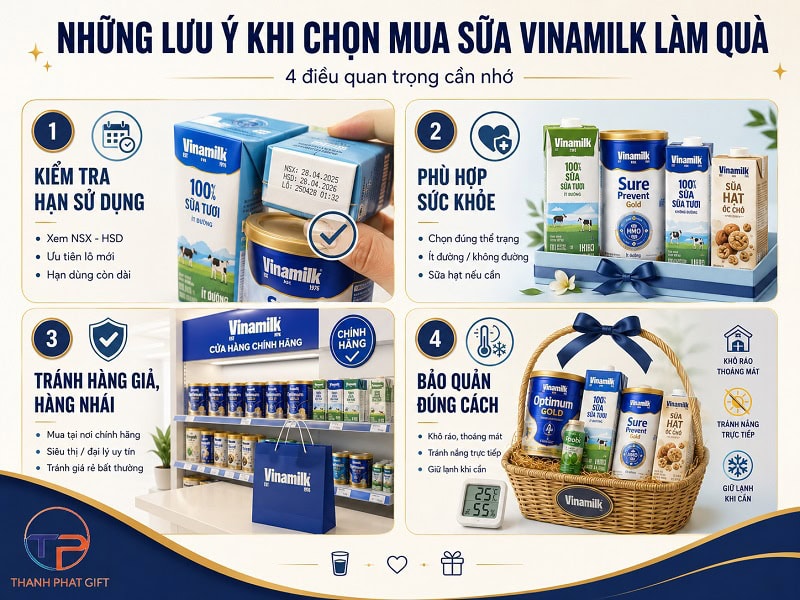 Chon mua sua vinamilk lam qua tang