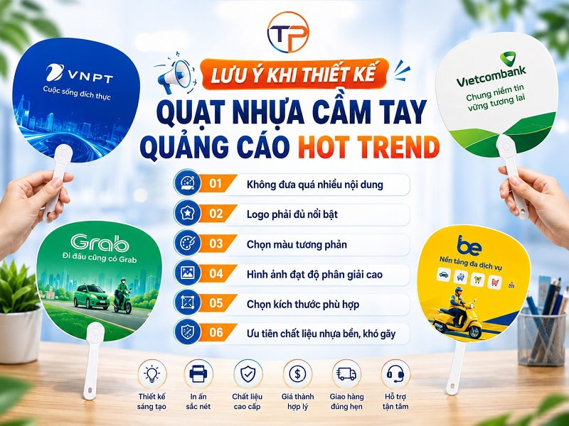 Gợi Ý Các Mẫu Quạt Nhựa Cầm Tay Quảng Cáo Hot Trend Được Yêu Thích 24 Dat mua quat nhua quang cao