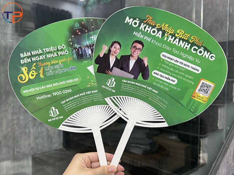 Gợi Ý Các Mẫu Quạt Nhựa Cầm Tay Quảng Cáo Hot Trend Được Yêu Thích 22 Quat nhua 2 mat