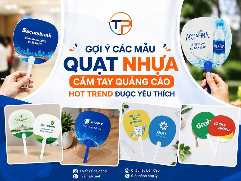 Gợi Ý Các Mẫu Quạt Nhựa Cầm Tay Quảng Cáo Hot Trend Được Yêu Thích 14 Quát nhựa cầm tay quảng cáo