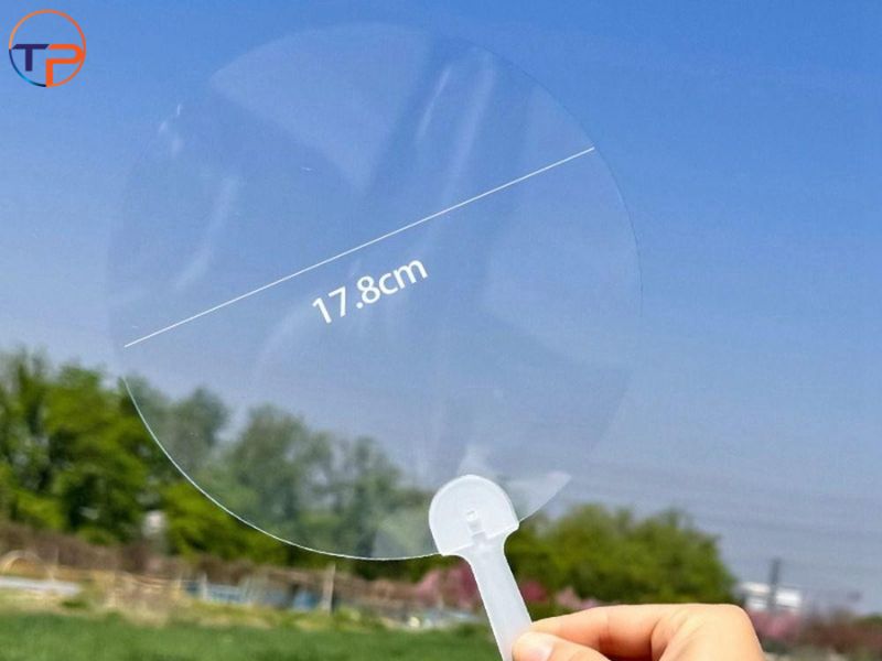 Gợi Ý Các Mẫu Quạt Nhựa Cầm Tay Quảng Cáo Hot Trend Được Yêu Thích 21 Quat nhua trong suot