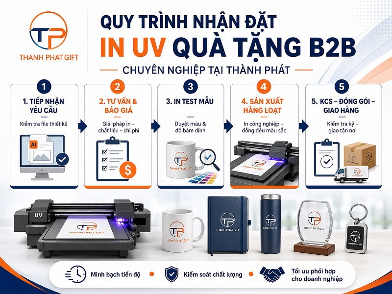 Dịch Vụ In Ấn Uv Quà Tặng Doanh Nghiệp Theo Yêu Cầu Tại Tphcm 17 Quy trinh in uv qua tang doanh nghiep