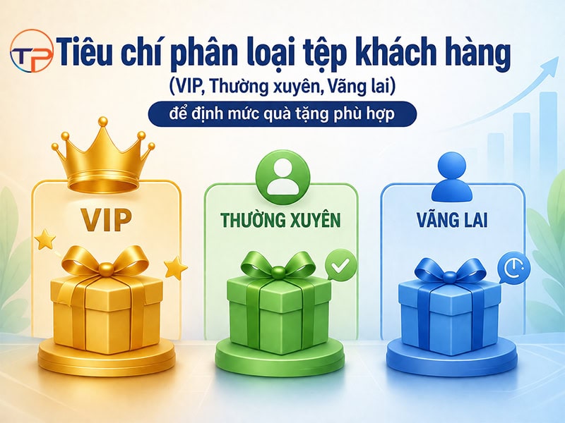 Tiêu Chí Phân Loại Tệp Khách Hàng (Vip, Thường Xuyên, Vãng Lai) Để Định Mức Quà Tặng Phù Hợp. 9 Tieu chi phan loai tep khach hang
