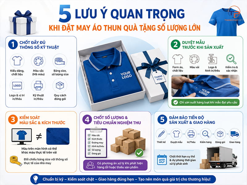 Dat may ao thun lam qua tang