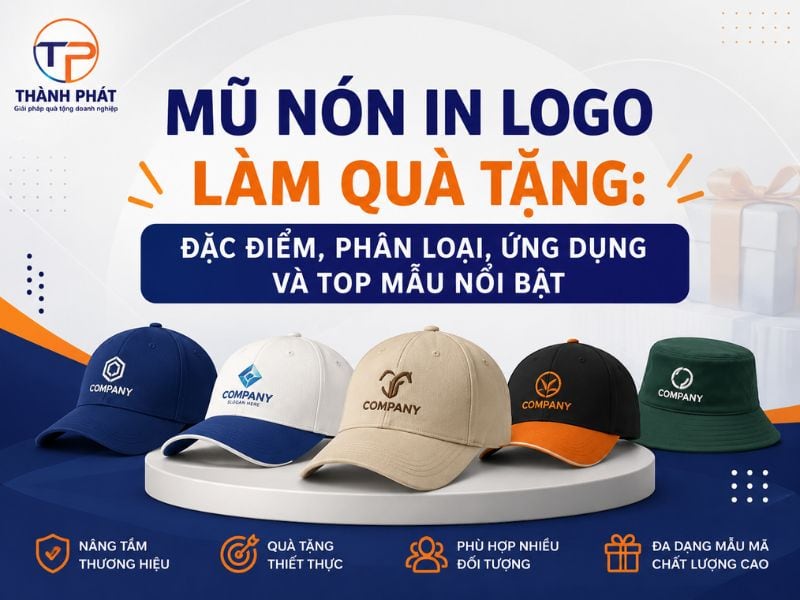 Mũ Nón In Logo Làm Quà Tặng: Phân Loại, Ứng Dụng Và Top Mẫu 17 Mũ nón in logo làm quà tặng
