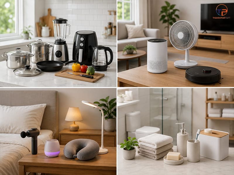 Quà Tặng Gia Dụng: Đặc Điểm, Phân Loại, Ứng Dụng &Amp; Lưu Ý Lựa Chọn 14 Phan loai do gia dung