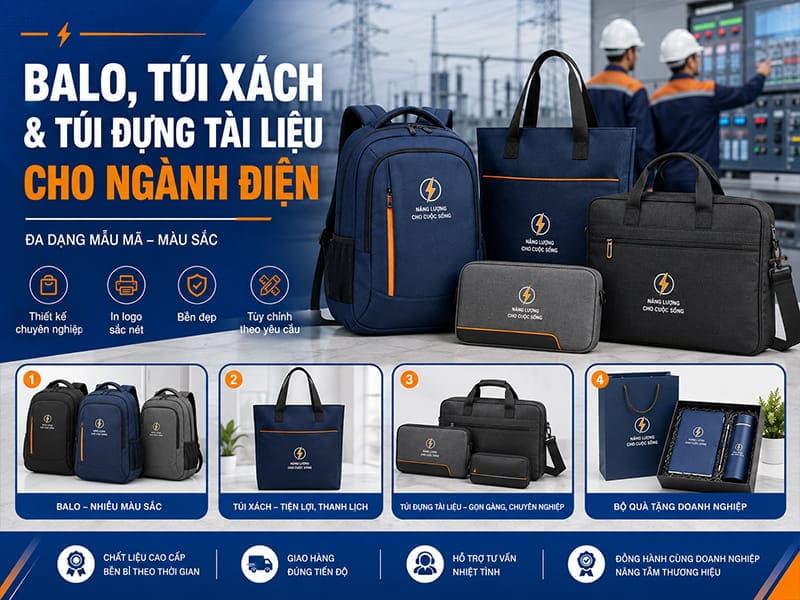 Quà Tặng Ngành Điện: Ý Nghĩa, Ứng Dụng &Amp; Top Mẫu 20 Balo tui