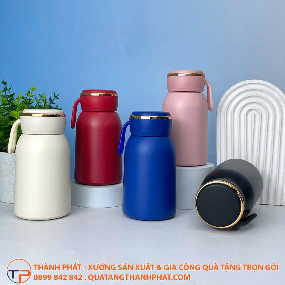 Bình Giữ Nhiệt Mini Quai Cao Su Gf6256 20 Binh giu nhiet mini quai cao su tien loi