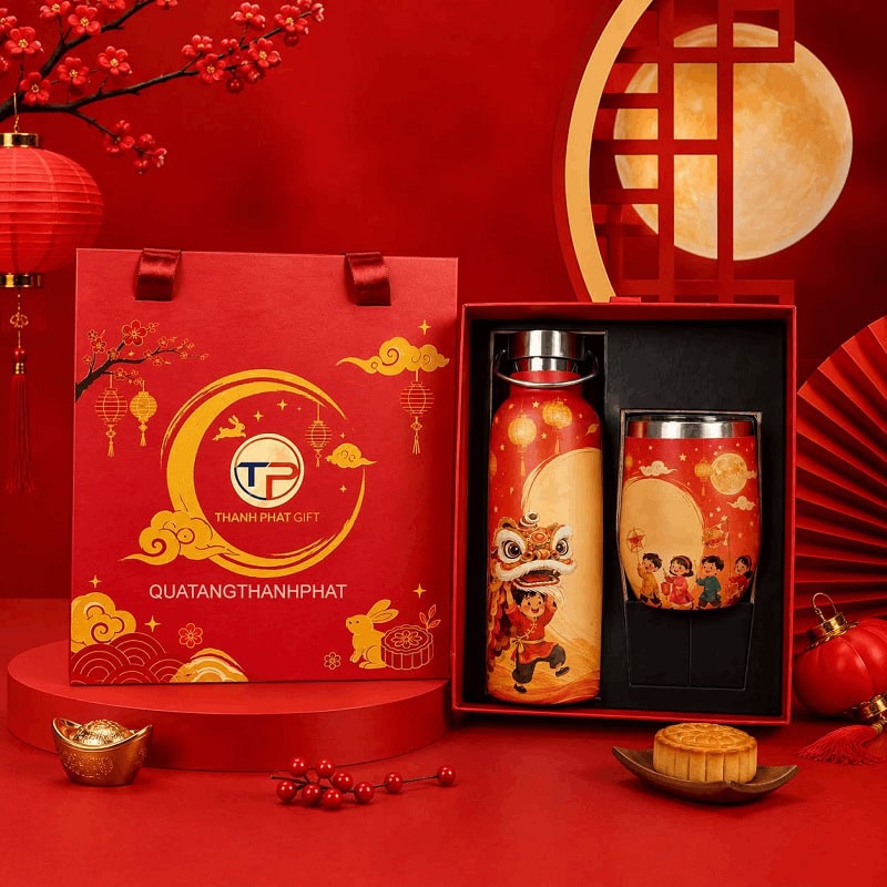 Top Mẫu Bình Giữ Nhiệt Làm Quà Tặng Trung Thu Đẹp, Giá Rẻ 24 Binh giu nhiet tang trung thu 1
