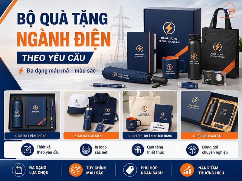 Quà Tặng Ngành Điện: Ý Nghĩa, Ứng Dụng &Amp; Top Mẫu 24 Bo giftset nganh dien