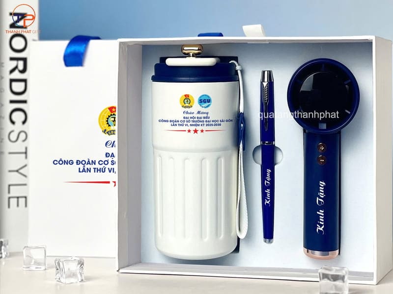 Top 9+ Món Quà Tặng Công Đoàn In Logo Đẹp, Giá Rẻ 25 Bo qua tang cong doan