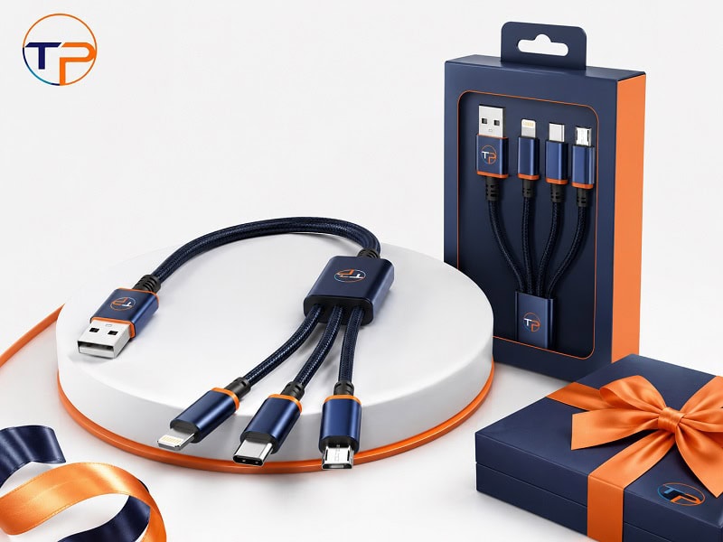 Gợi Ý Mẫu Cáp Sạc Điện Thoại Làm Quà Tặng Đẹp, Độc Đáo 14 Cap sac da nang 3 trong 1