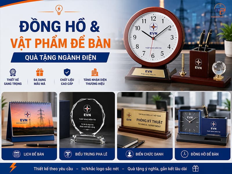 Quà Tặng Ngành Điện: Ý Nghĩa, Ứng Dụng &Amp; Top Mẫu 23 Dong ho vat pham de ban