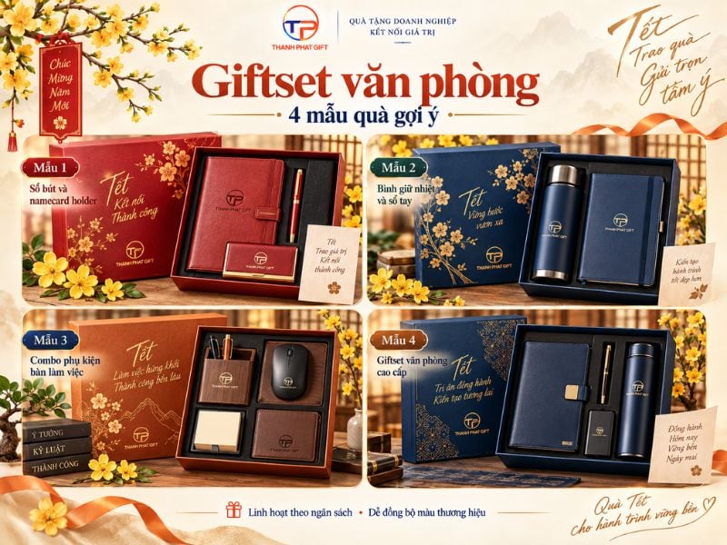 Gợi Ý Quà Tặng Doanh Nghiệp Dịp Tết, Cuối Năm Độc Đáo 48 Giftset van phog