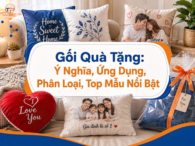 Gối Quà Tặng: Ý Nghĩa, Ứng Dụng, Phân Loại Và Top Mẫu 13 Gối quà tặng