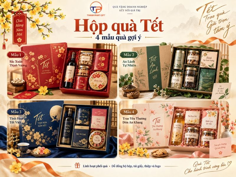 Gợi Ý Quà Tặng Doanh Nghiệp Dịp Tết, Cuối Năm Độc Đáo 30 Hop qua tet