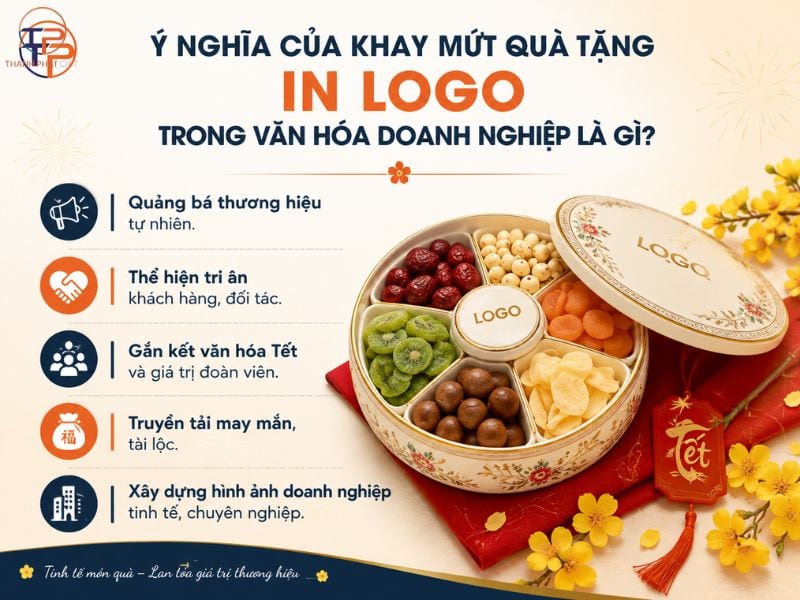 Khay Mứt Quà Tặng In Logo: Ý Nghĩa, Phân Loại Và Top Mẫu 19 Khay mut qua tang in logo co y nghia gi