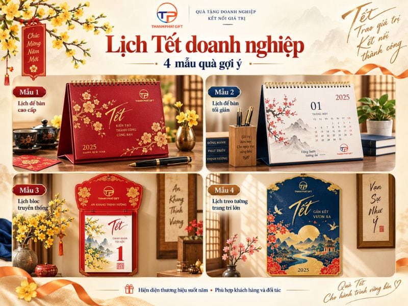 Gợi Ý Quà Tặng Doanh Nghiệp Dịp Tết, Cuối Năm Độc Đáo 32 Lich tet doanh nghiep
