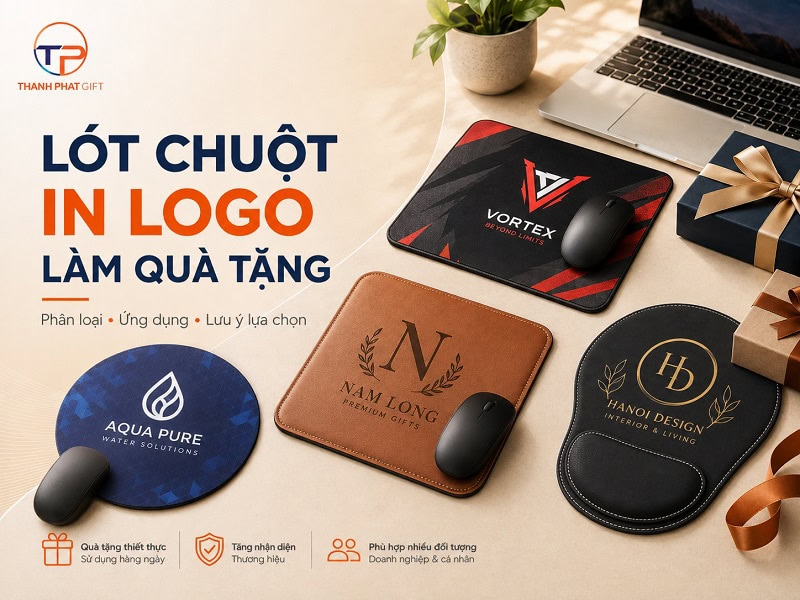 Lót chuột in logo