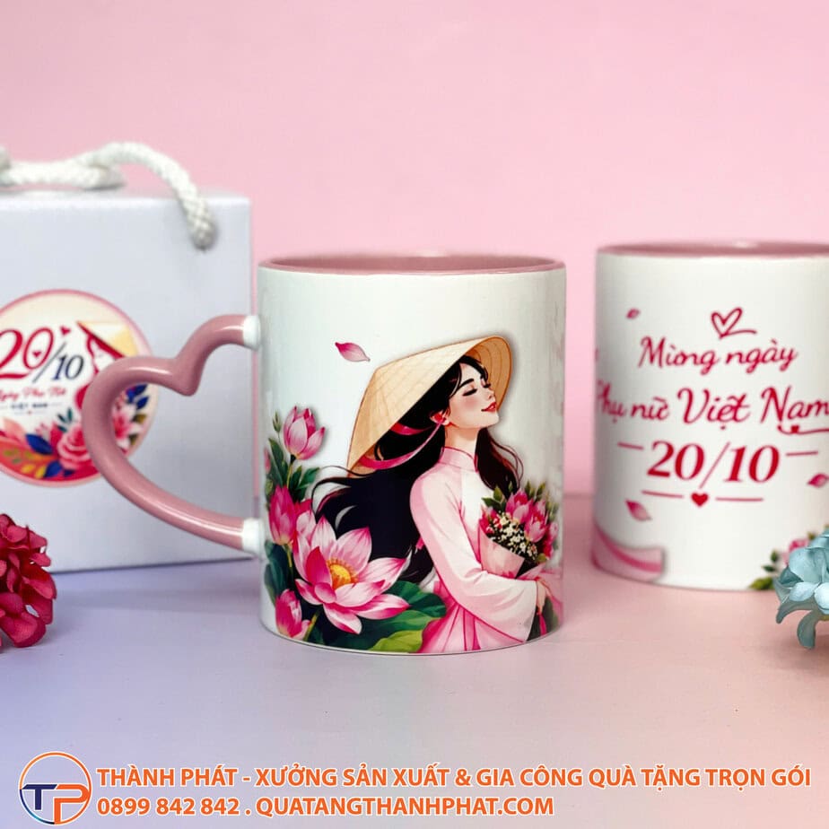 Ly Sứ In Hình Quà Tặng Nhân Viên Ngày 20/10 23 Ly su qua tang nhan vien in hinh 20 10 cao cap