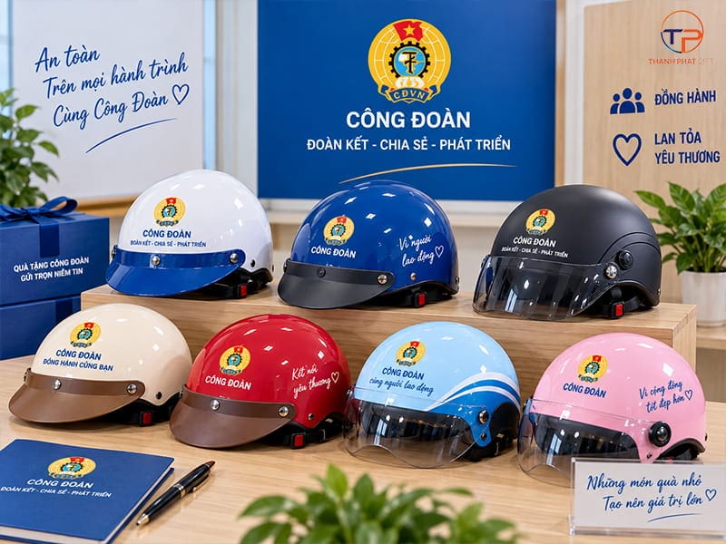 Top 9+ Món Quà Tặng Công Đoàn In Logo Đẹp, Giá Rẻ 19 Non bao hiem in logo
