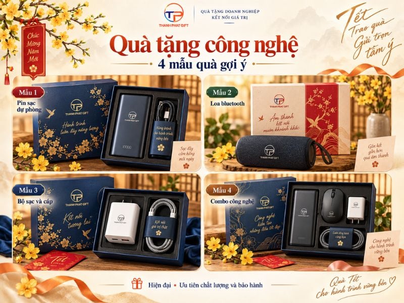 Gợi Ý Quà Tặng Doanh Nghiệp Dịp Tết, Cuối Năm Độc Đáo 46 Qua tang cong nghe