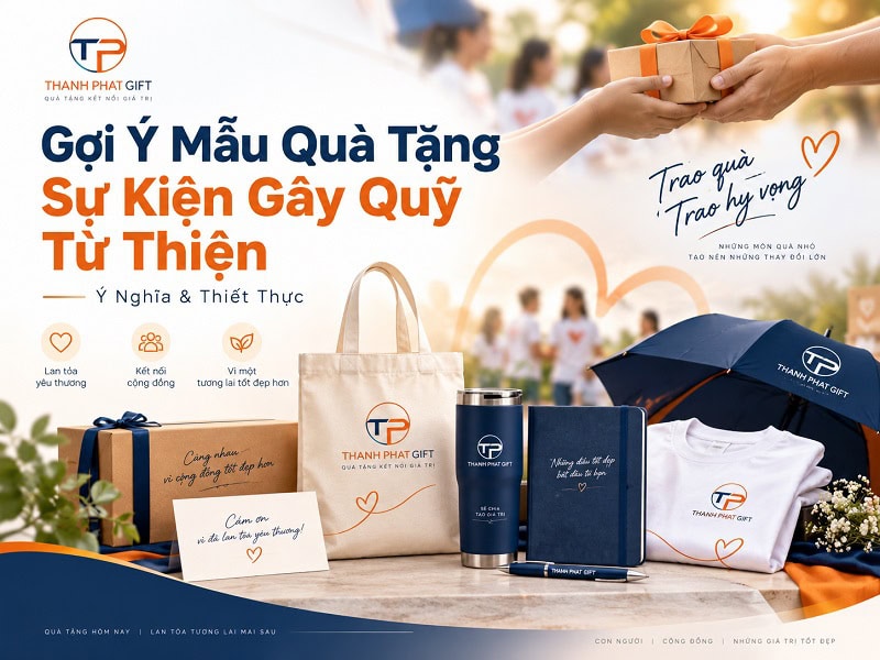 Gợi Ý Mẫu Quà Tặng Sự Kiện Gây Quỹ Từ Thiện Ý Nghĩa, Thiết Thực 10 Quà tặng sự kiện gây quỹ từ thiện