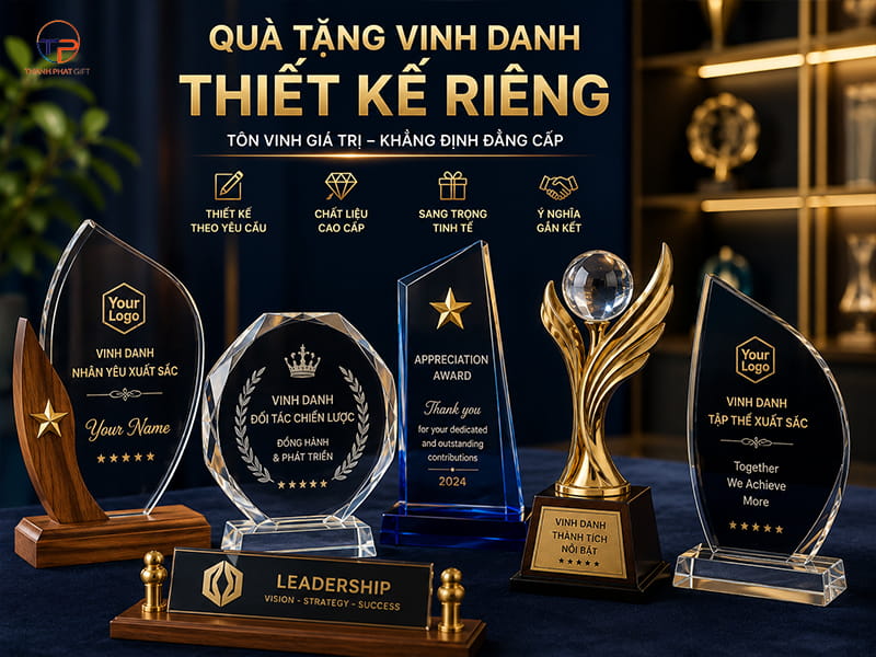 Quà Tặng Vinh Danh: Ý Nghĩa, Phân Loại, Ứng Dụng &Amp; Lưu Ý Lựa Chọn 16 Qua tang vinh danh thiet ke rieng