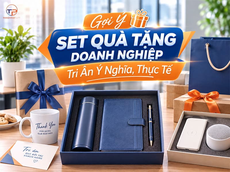 Set qua tăng doanh nghiệp tri ân