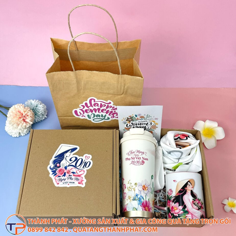 Bộ Quà Tặng Nhân Viên Ngày Phụ Nữ Việt Nam 20/10 19 Set qua tang nhan vien 20 10 doc dao