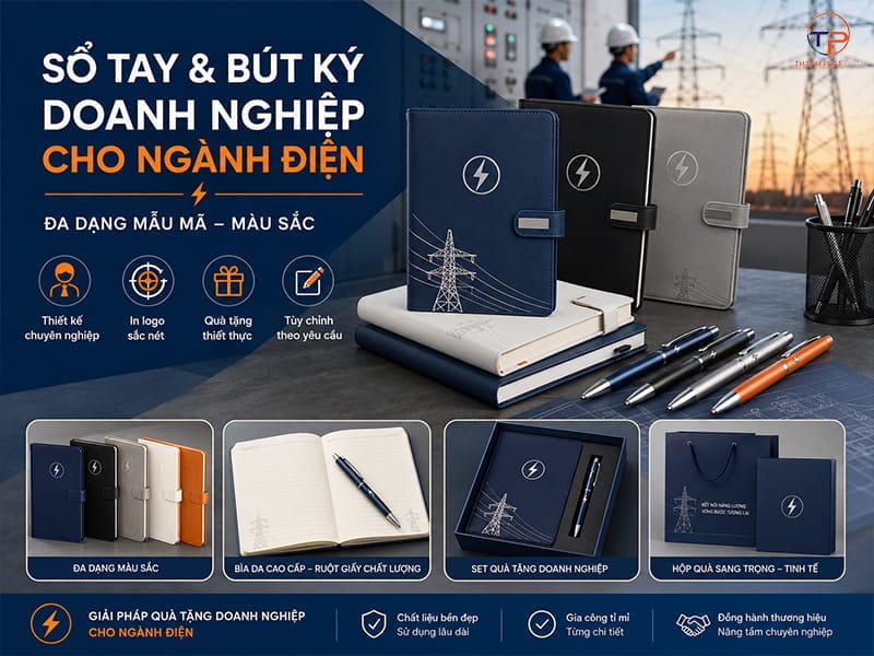 Quà Tặng Ngành Điện: Ý Nghĩa, Ứng Dụng &Amp; Top Mẫu 19 So tay but ky doanh nghiep