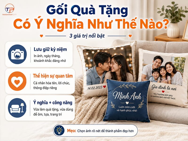 Gối Quà Tặng: Ý Nghĩa, Ứng Dụng, Phân Loại Và Top Mẫu 14 Y nghia cua goi qua tang