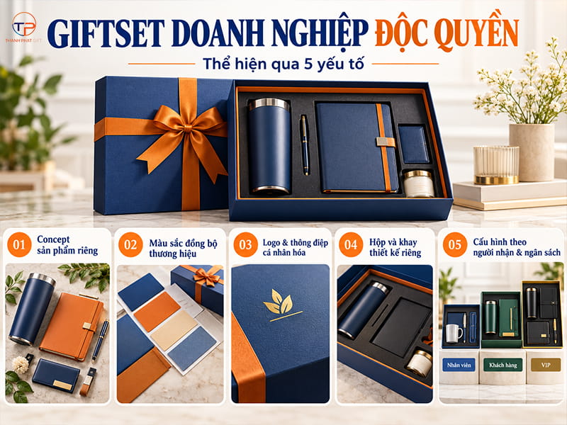 Địa Chỉ Cung Cấp Bộ Giftset Quà Tặng Doanh Nghiệp Quận 7 Độc Quyền 17 Chon giftset qua tang doanh nghiep