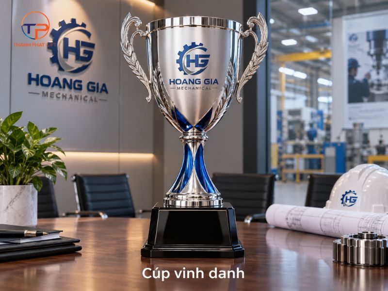 Quà Tặng Doanh Nghiệp Ngành Sản Xuất Công Nghiệp Độc Đáo 44 Cup vinh danh