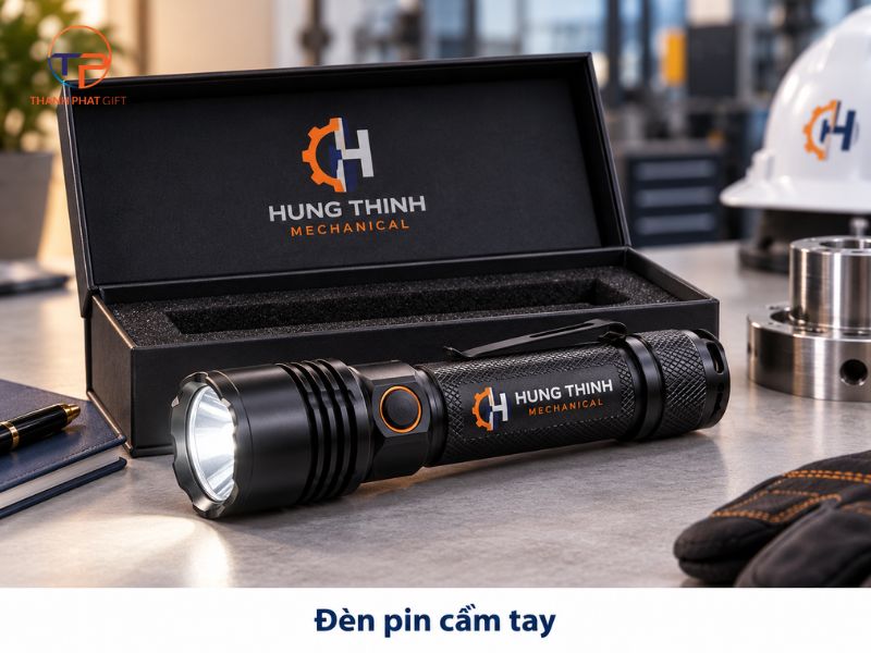 Quà Tặng Doanh Nghiệp Ngành Sản Xuất Công Nghiệp Độc Đáo 36 Den pin cam tay