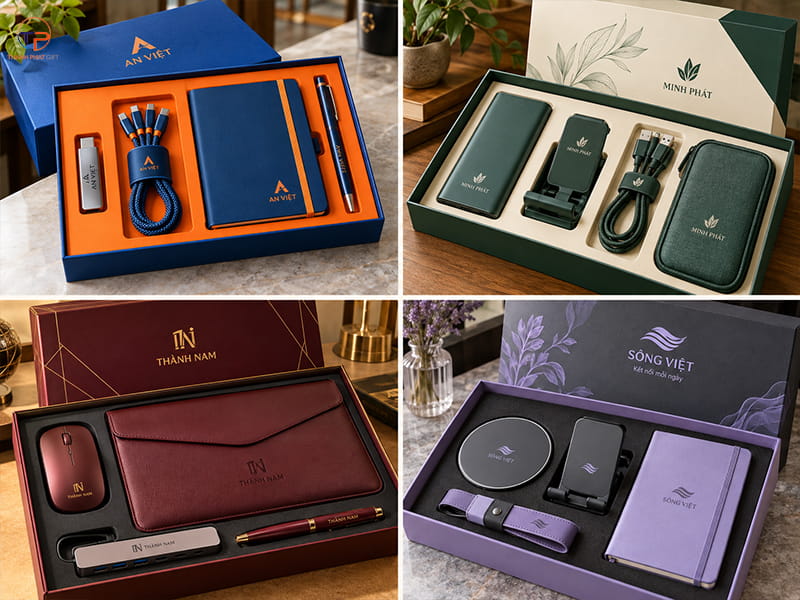 Địa Chỉ Cung Cấp Bộ Giftset Quà Tặng Doanh Nghiệp Quận 7 Độc Quyền 25 Giftset cong nghe