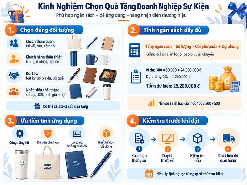 5+ Mẫu Quà Tặng Doanh Nghiệp Sự Kiện Đẹp, Rẻ Và Ý Nghĩa 20 Lua chon qua tang doanh nghiep su kien