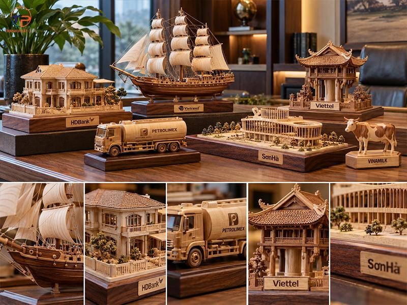 Mô Hình Quà Tặng Doanh Nghiệp: Các Loại, Ứng Dụng Và Lưu Ý Lựa Chọn 21 Mô hình bằng gỗ làm quà tặng doanh nghiệp