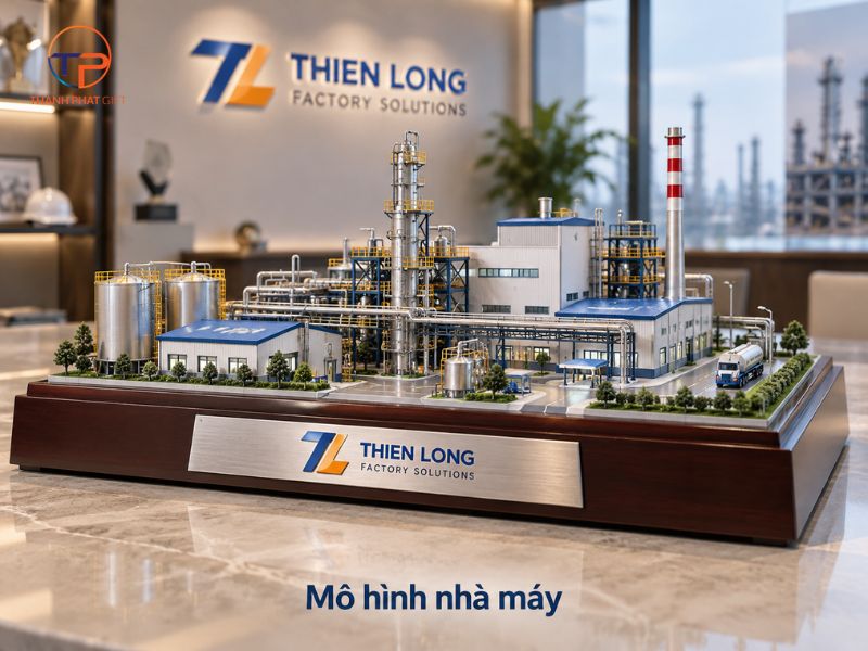 Quà Tặng Doanh Nghiệp Ngành Sản Xuất Công Nghiệp Độc Đáo 45 Mo hinh nha may san