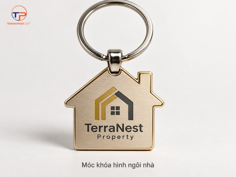 Gợi Ý Quà Tặng Ngành Bất Động Sản Độc Đáo, Ấn Tượng 31 Moc khoa in hinh ngoi nha