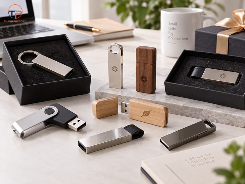 5+ Mẫu Quà Tặng Doanh Nghiệp Sự Kiện Đẹp, Rẻ Và Ý Nghĩa 17 Usb qua tang